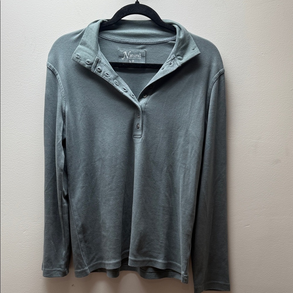 Natural Reflections Heather Gray Knit Sweater